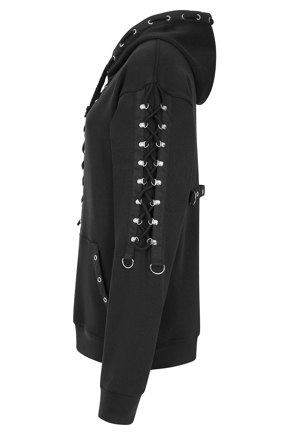 Black Spirelock Hoodie