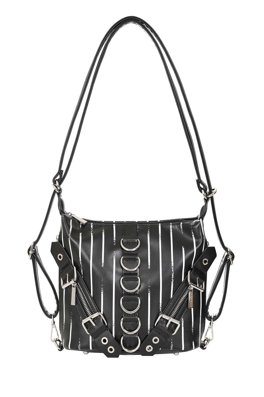 Black Twisted Halo Bag