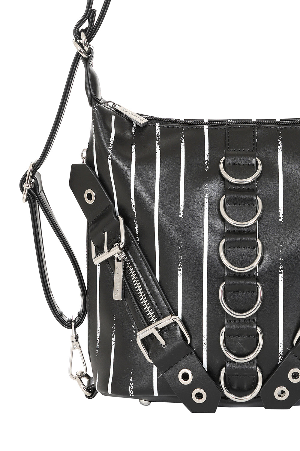 Black Twisted Halo Bag