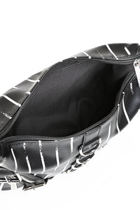 Black Twisted Halo Bag