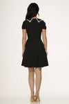 Black White Gothic Swing Dress
