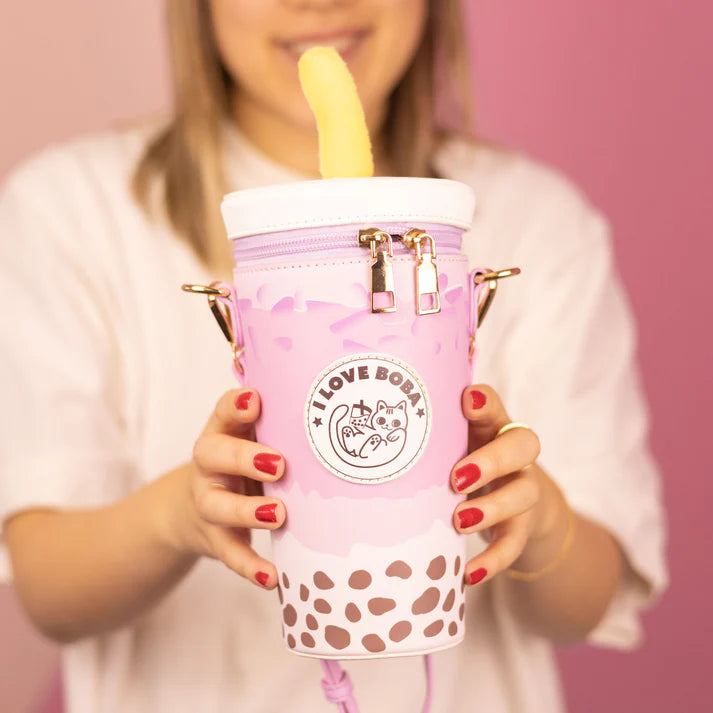 Boba Milk Tea Handbag-Taro