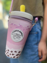 Boba Milk Tea Handbag-Taro