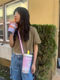 Boba Milk Tea Handbag-Taro