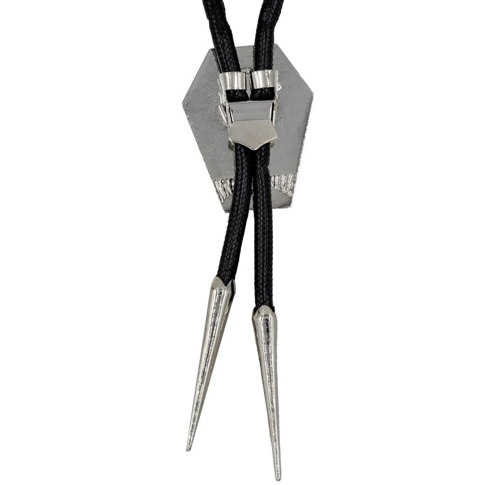 Bolo Tie Coffin Skull Bones