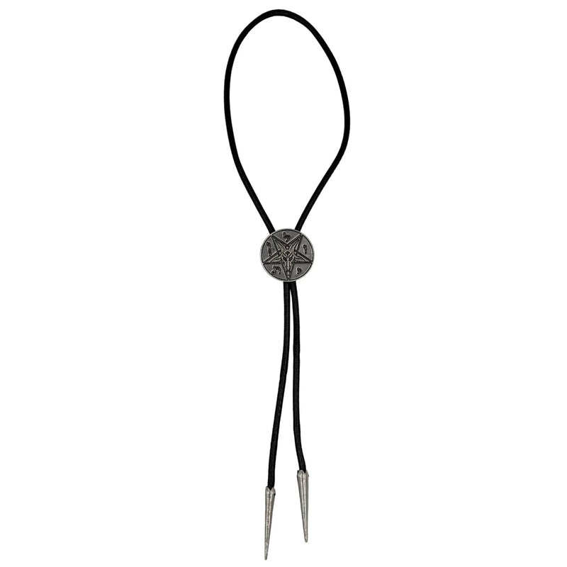 Bolo Tie Satanic Circle