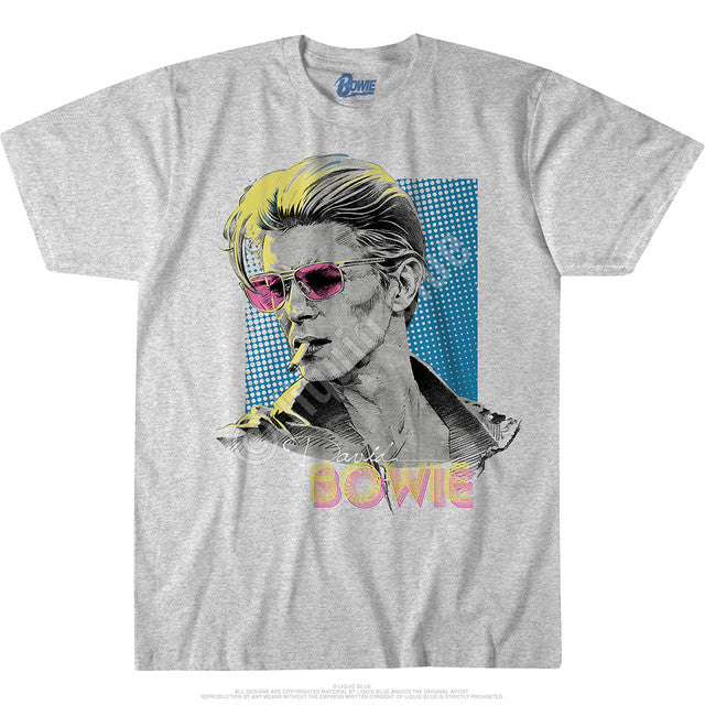 Bowie Sketch on Heather Grey