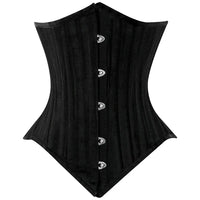 Brocade Lined UnderBust Blk