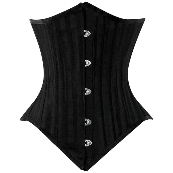 Brocade Lined UnderBust Blk