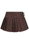 Dark Doll Pink/Brown Mini Skirt
