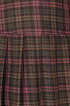 Dark Doll Pink/Brown Mini Skirt