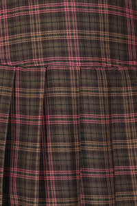Dark Doll Pink/Brown Mini Skirt