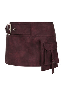 Burgundy Astra Skirt