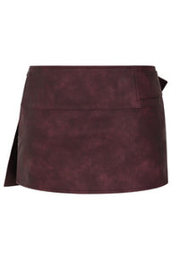 Burgundy Astra Skirt