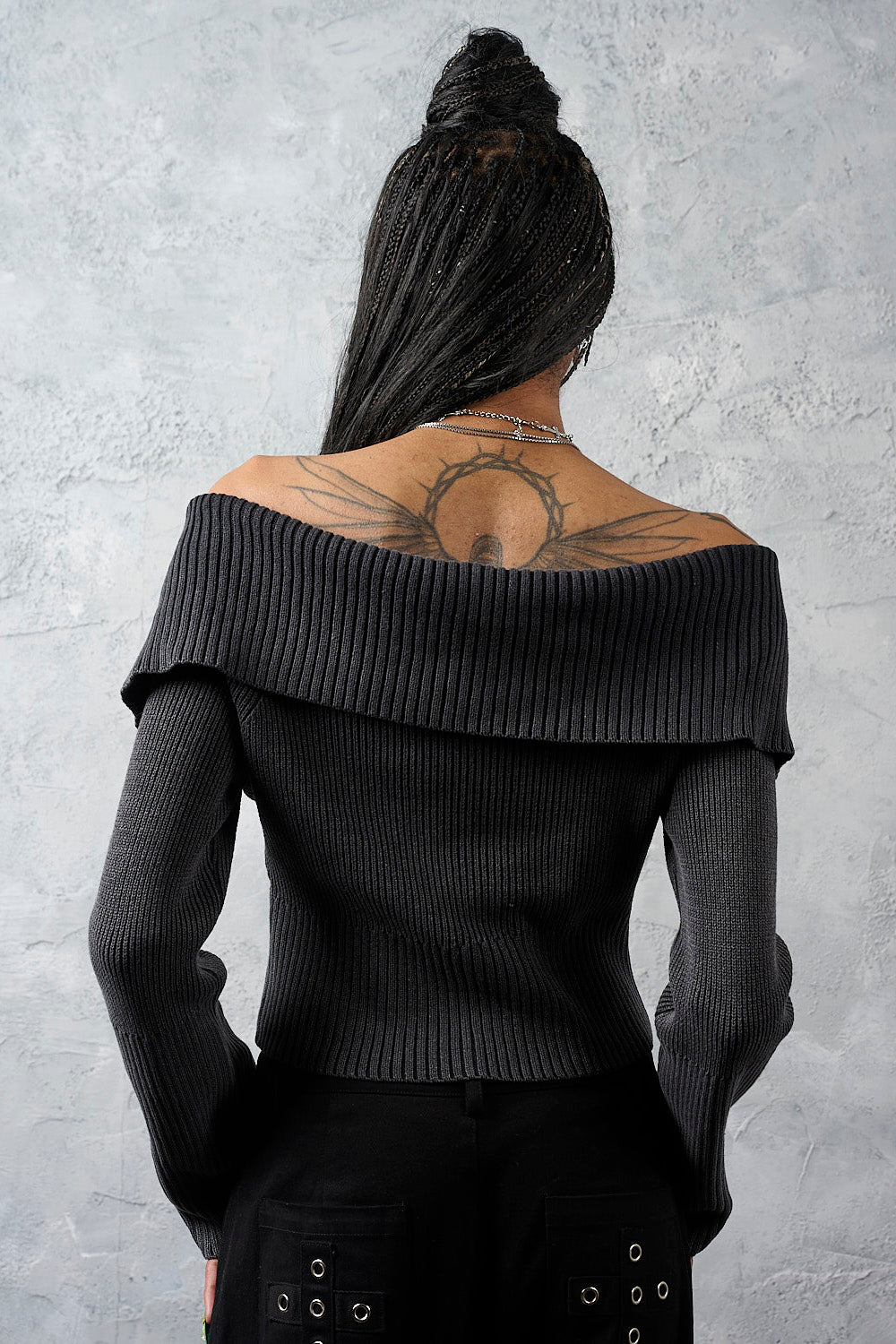 Nocturne Knit Cardigan Grey
