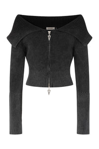 Nocturne Knit Cardigan Grey