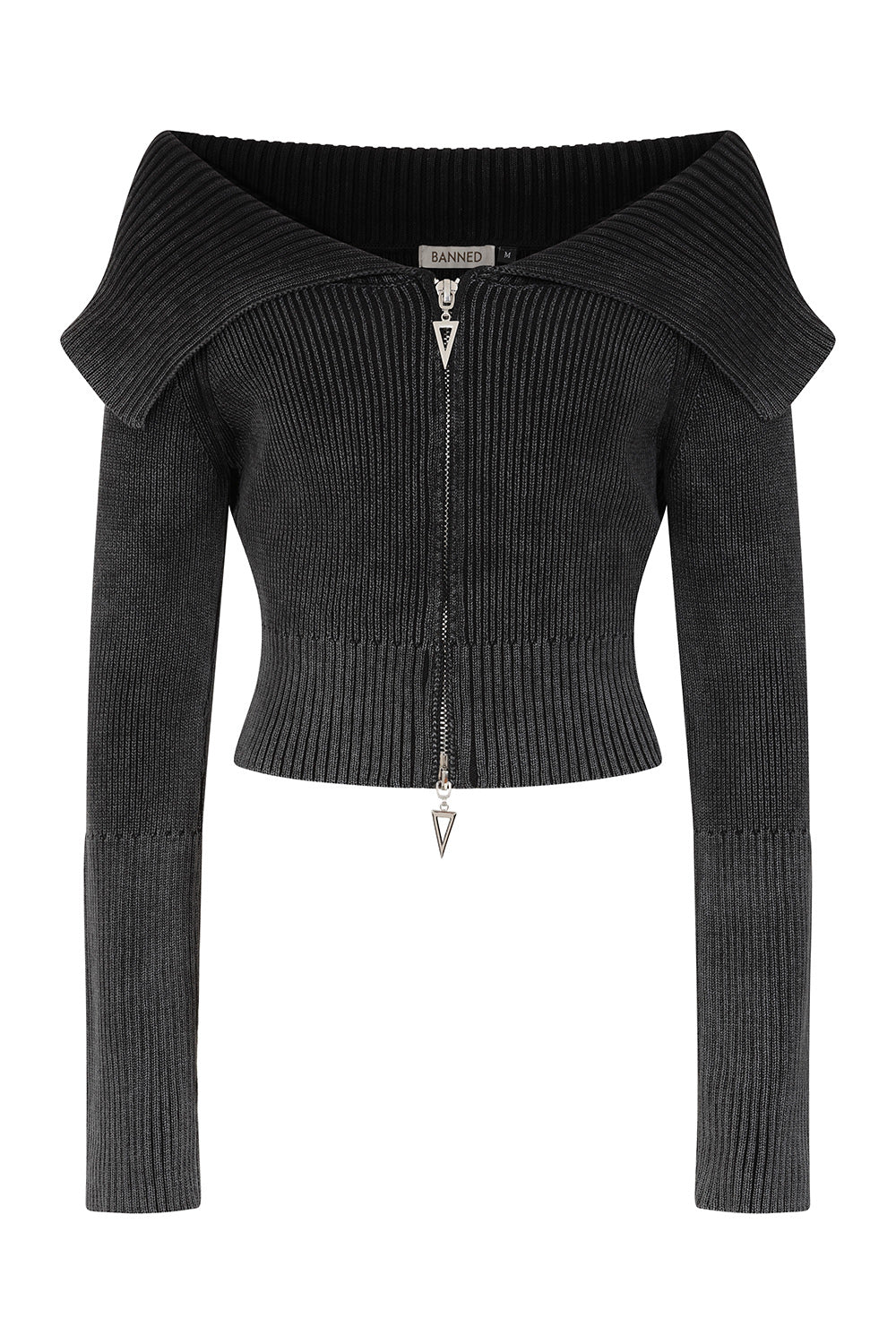 Nocturne Knit Cardigan Grey