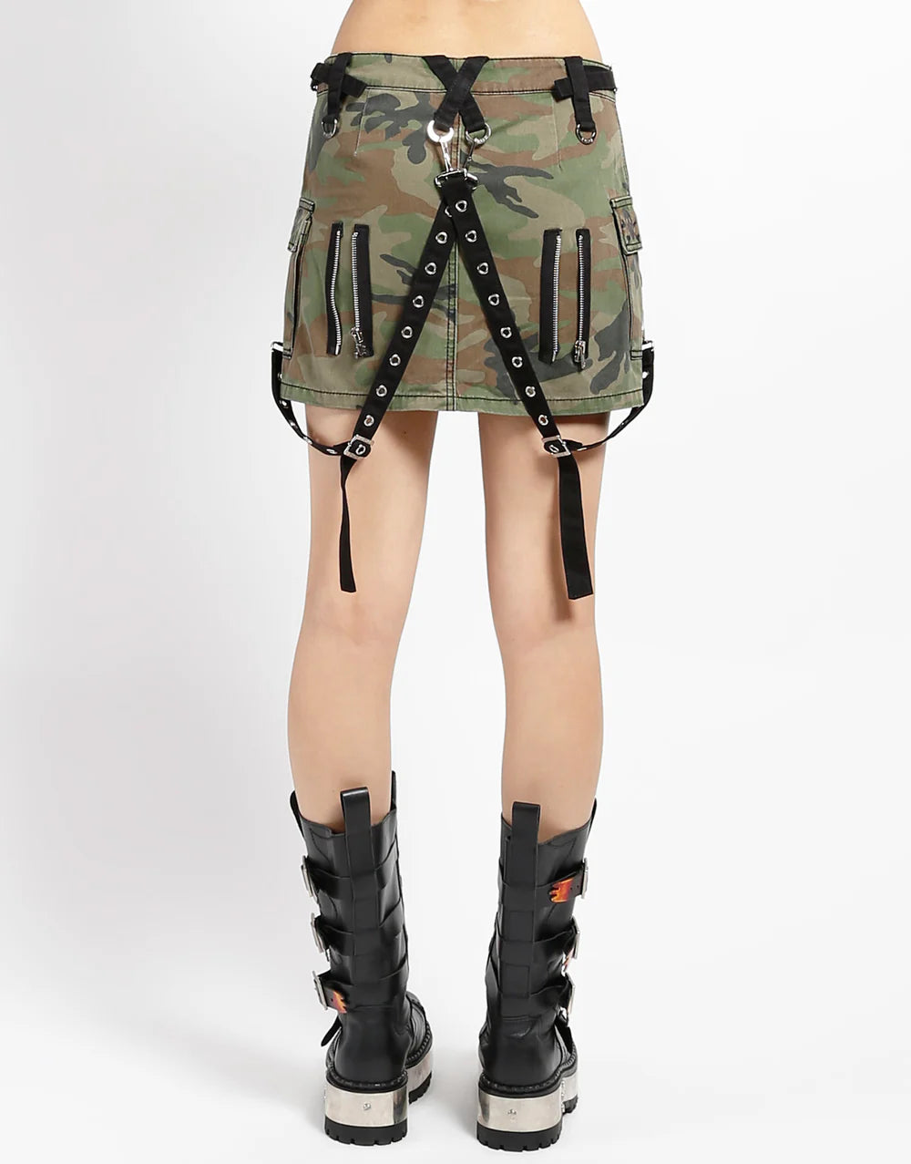 Cargo Pocket Skirt Camo