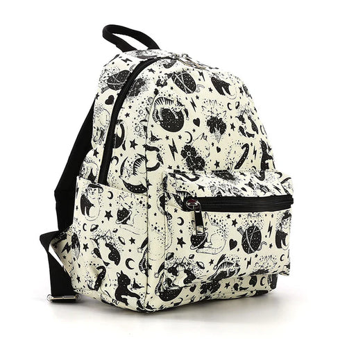 Celestial Cat Beige Mini Back
