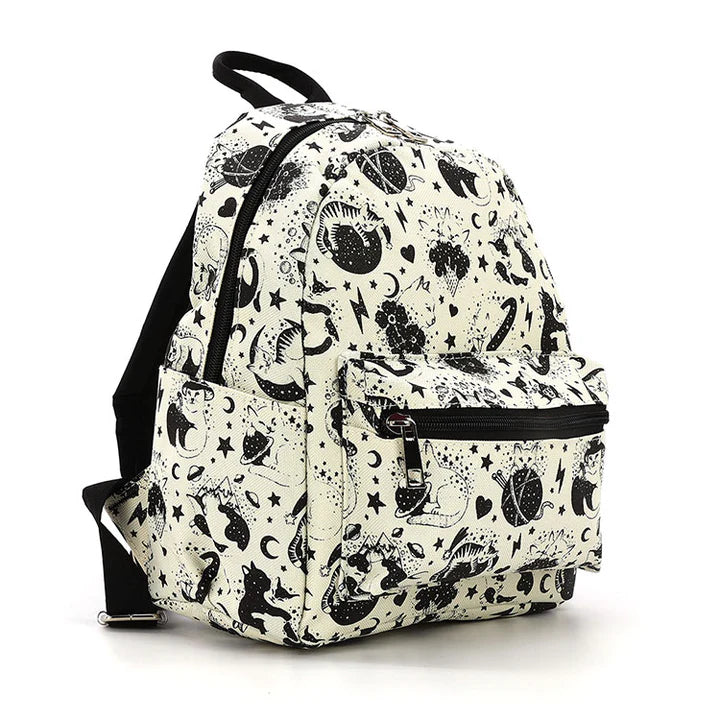 Celestial Cat Beige Mini Back