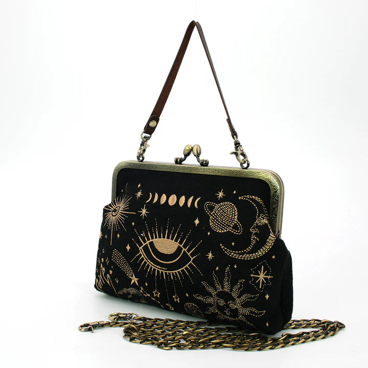 Celestial KissLock Bag