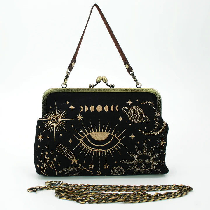 Celestial KissLock Bag
