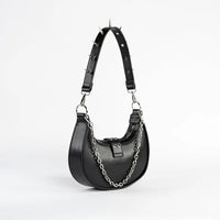 Chain and Spike Handbag BLK