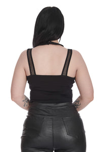 Chalice Mesh and Lace Top