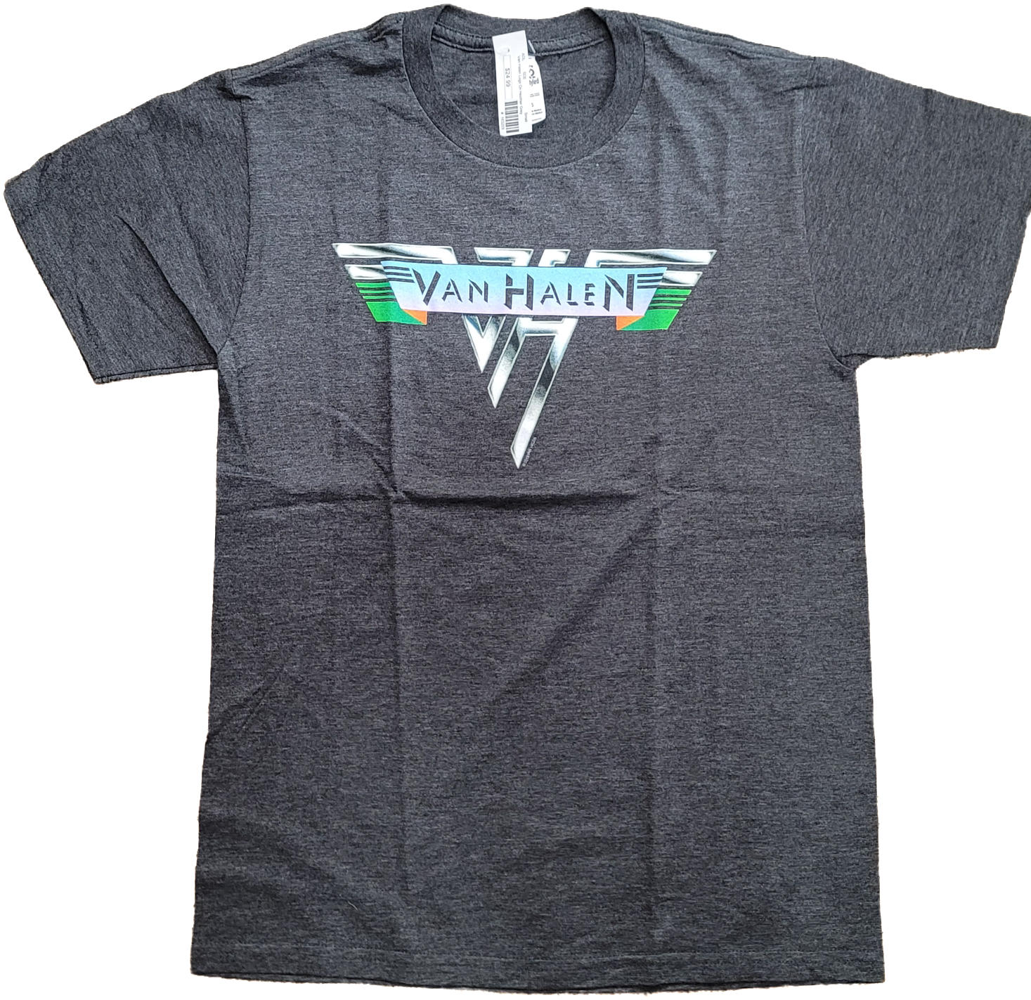 Van Halen Logo On Heather Grey