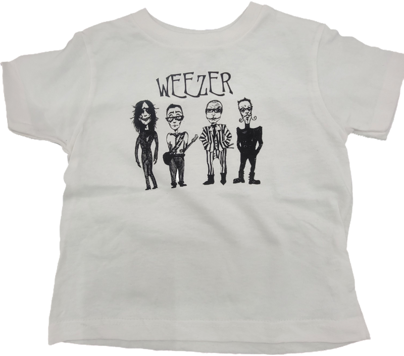 Weezer Cartoon Band Toddler T