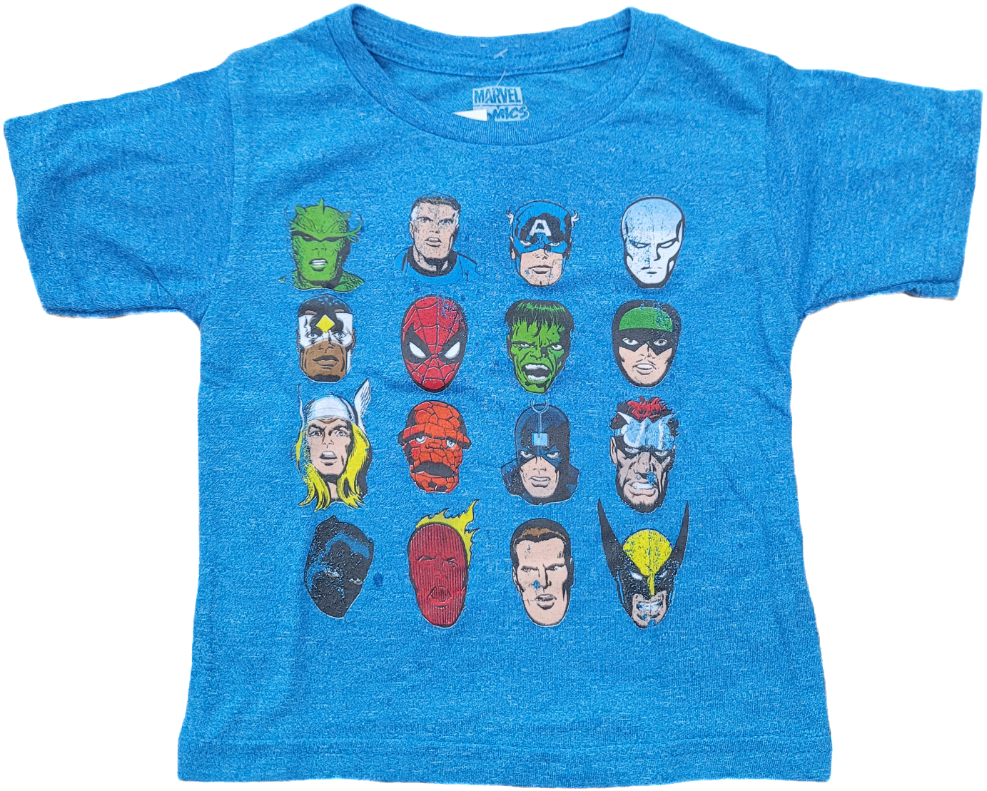 Marvel Faces Distressed