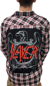 Slayer Red/White Custom Flannel