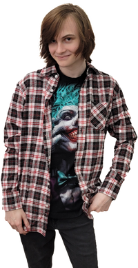 Slayer Red/White Custom Flannel