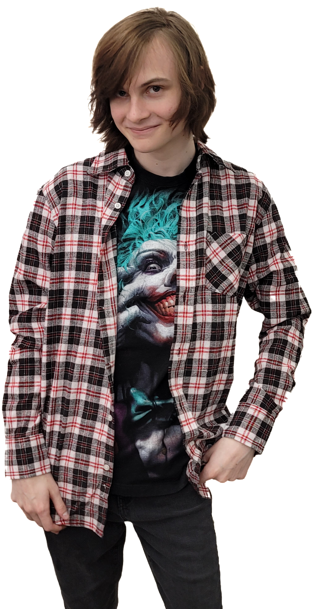 Slayer Red/White Custom Flannel