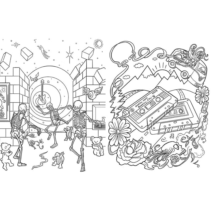 Coloring Book-Grateful Dead Off