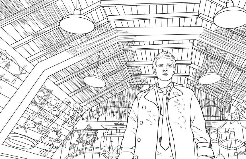 Coloring Book-Supernatural Offi