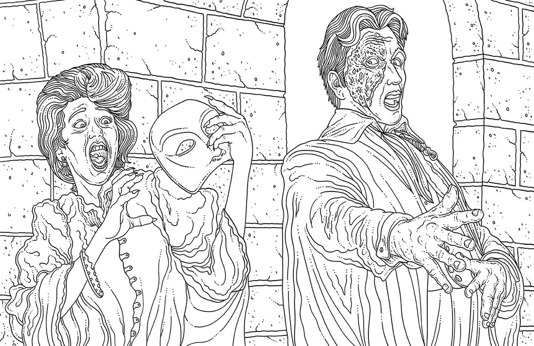 Coloring Book-Universal Monster