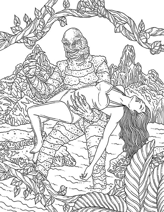 Coloring Book-Universal Monster