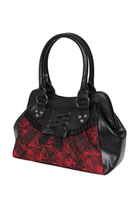 Crimson Thorn Rose Shoulder Bag