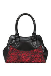 Crimson Thorn Rose Shoulder Bag
