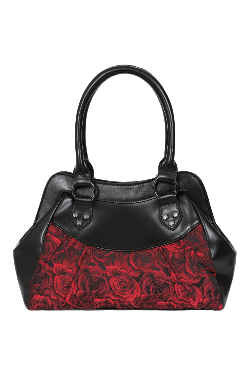 Crimson Thorn Rose Shoulder Bag