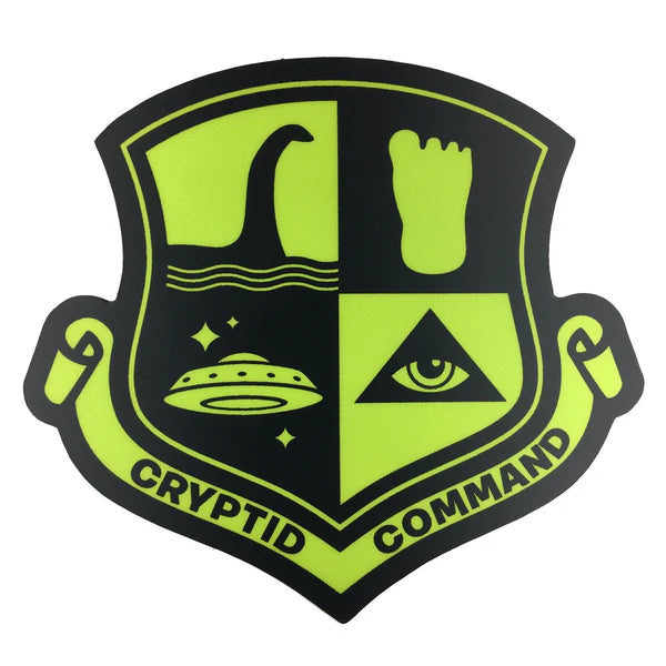 Cryptid Command Miltary Sticker