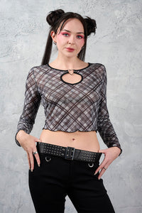 Cupid Clash Top Blk/Wht