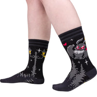 Cute Mothman Crew Sock