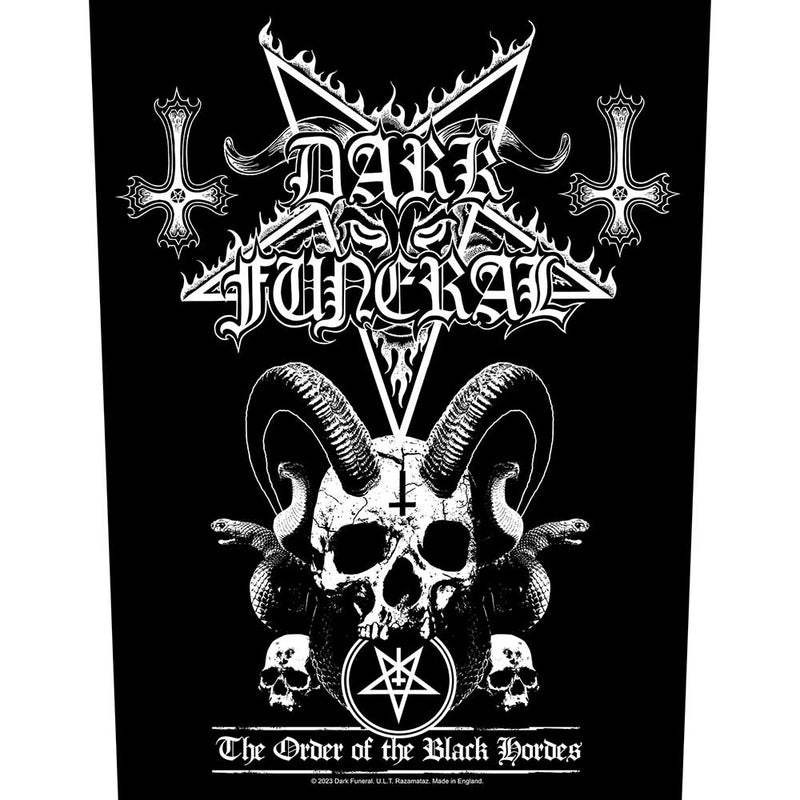 Dark Funeral Order Of The Black  Back Patch