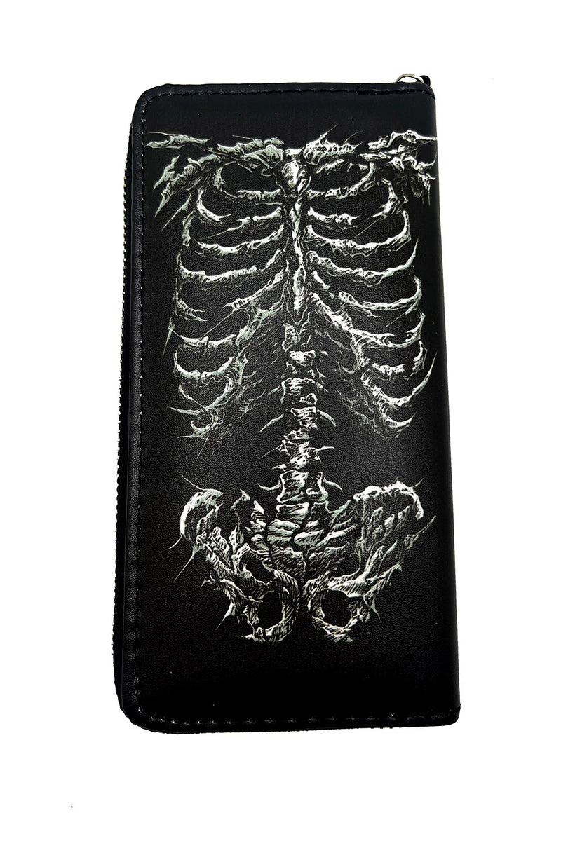 Dead inside Skeleton Wallet