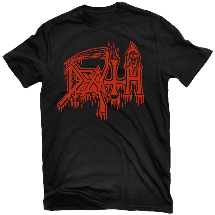 Death Classic Logo Red on Blk