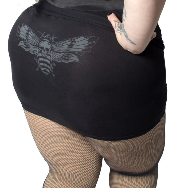 Death Moth Mini Skirt