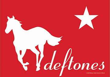 Deftones Red Pony Flag