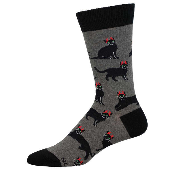 Devilish Cats-Gray Heather
